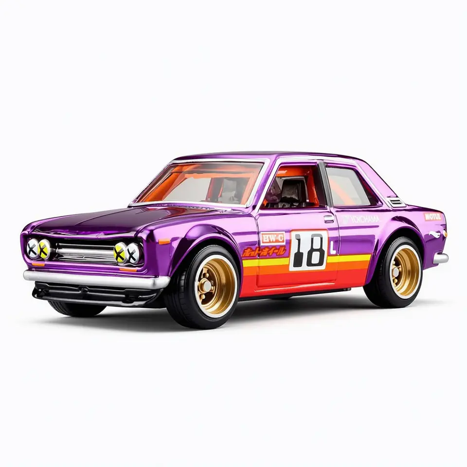 Hot Wheels Red Line Club: Exclusive ’71 Datsun 510 Púrpura - RLC 2026 2