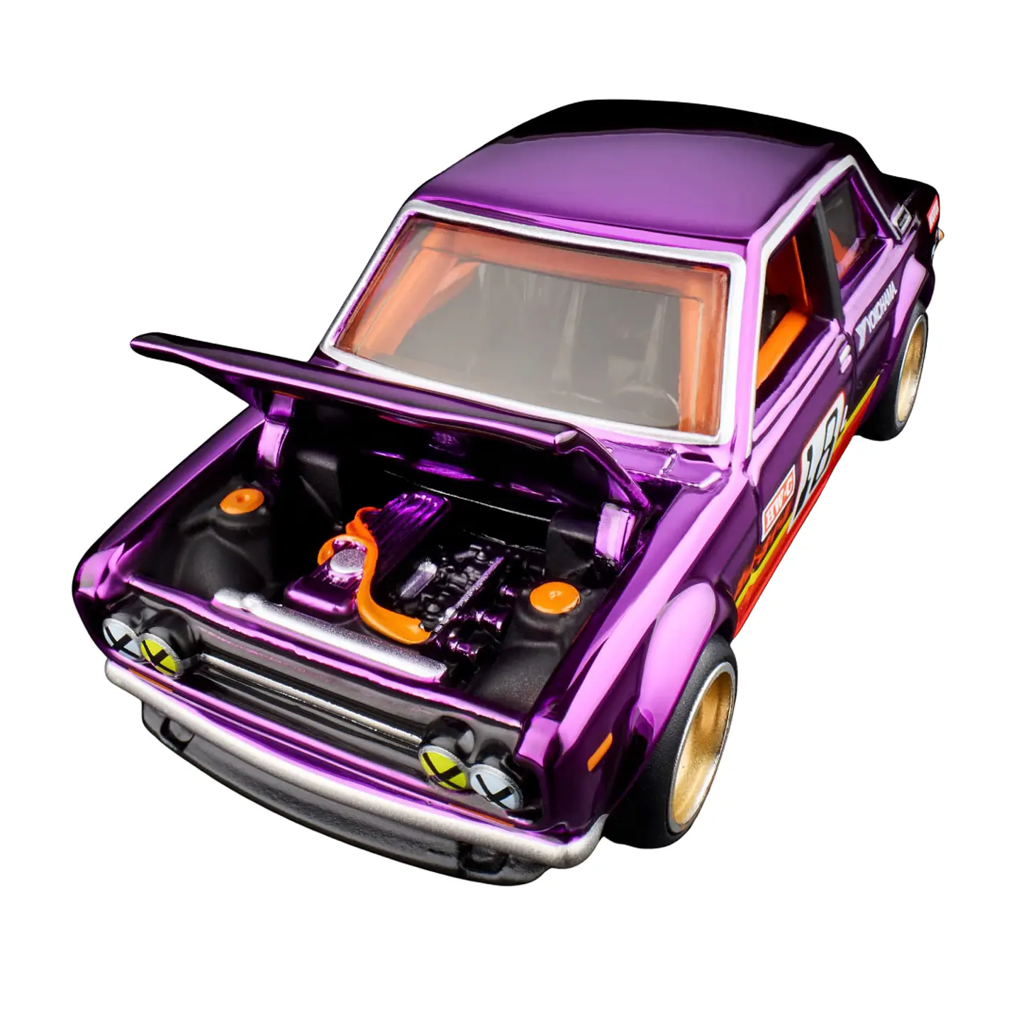Hot Wheels Red Line Club: Exclusive ’71 Datsun 510 Púrpura - RLC 2026 4