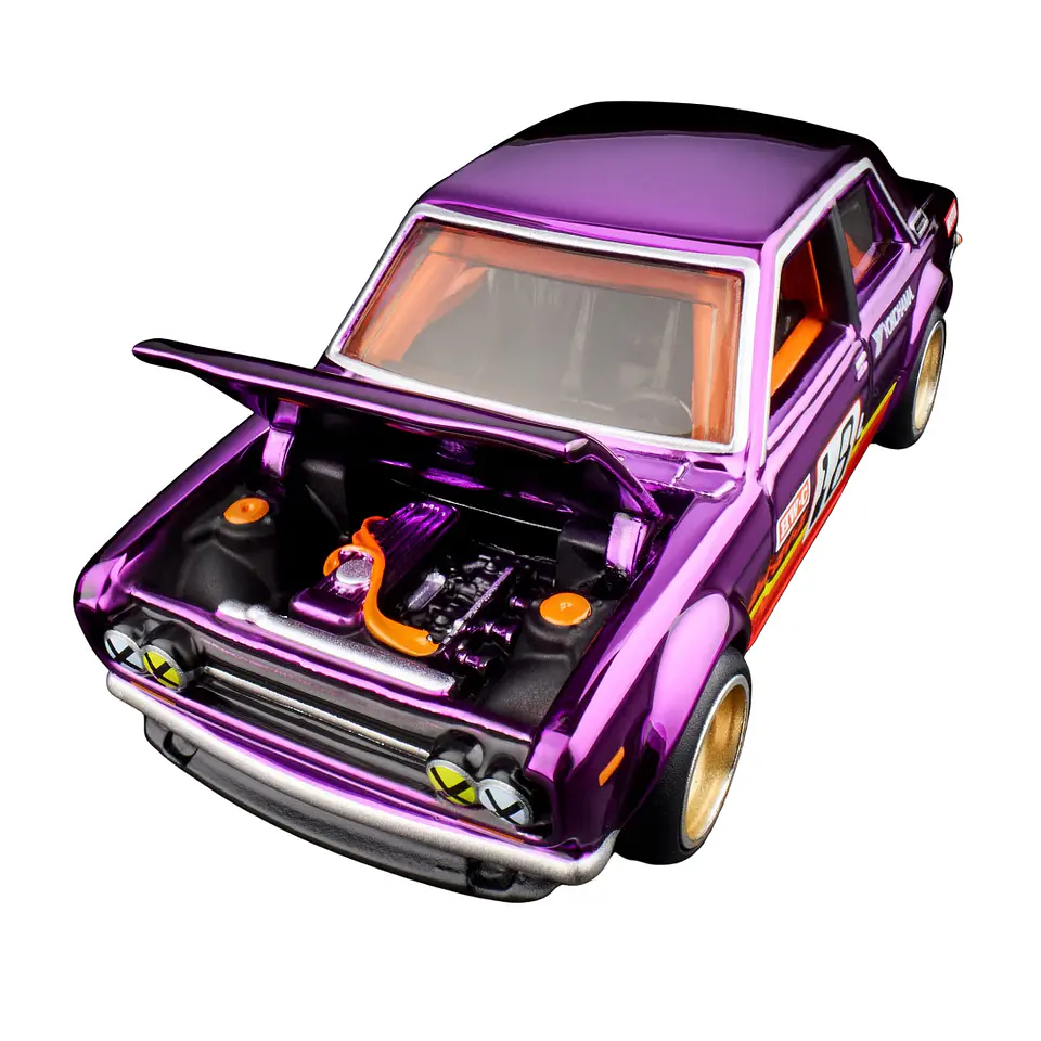 Hot Wheels Red Line Club: Exclusive ’71 Datsun 510 Púrpura - RLC 2026 4