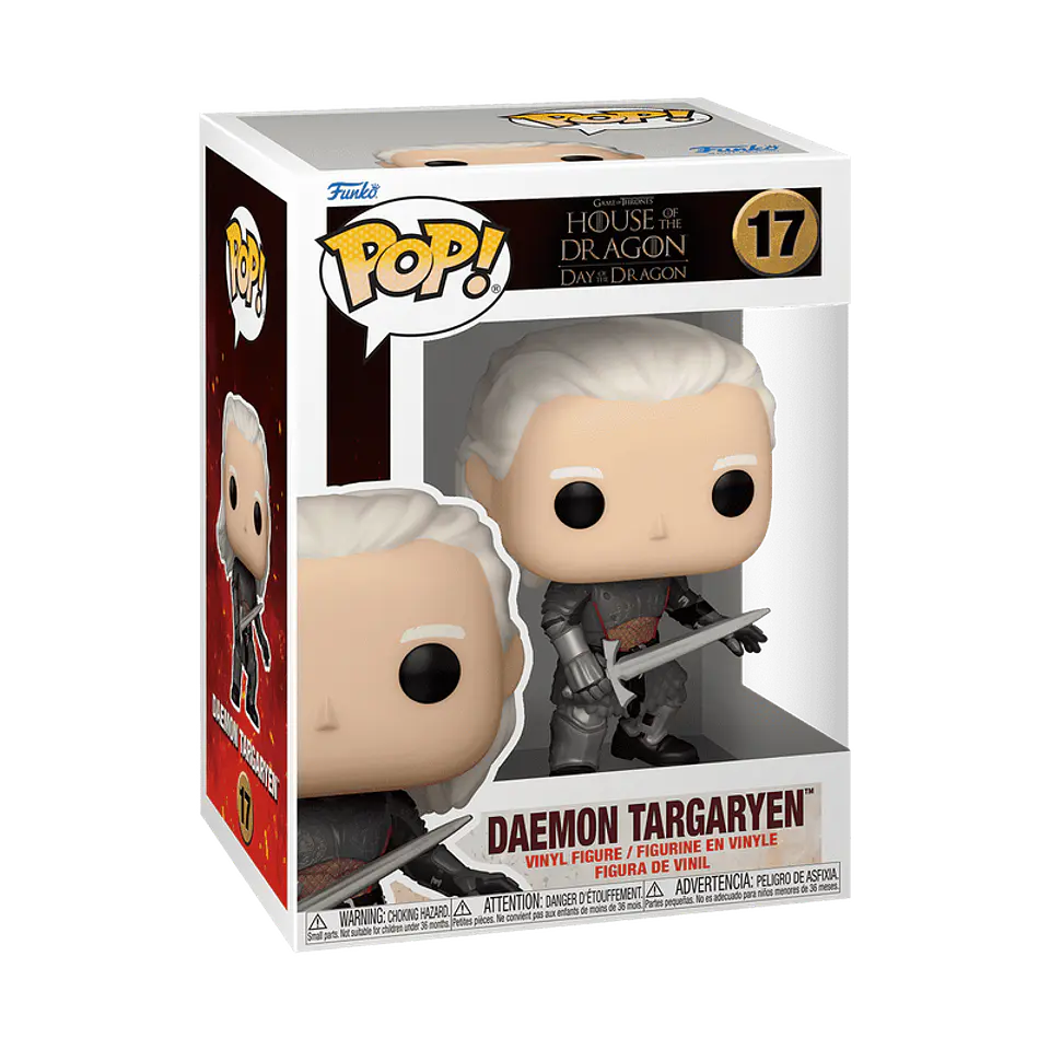 Funko Pop! Daemon Targaryen (con armadura) #17 - House Of The Dragon 1