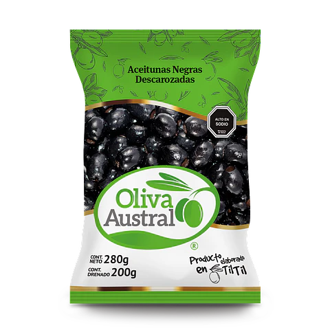 Aceitunas negras Descarozadas
