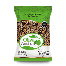 Aceituna Negra En Rodajas (Laminadas)