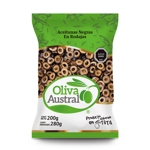 Aceituna Negra En Rodajas (Laminadas) 1