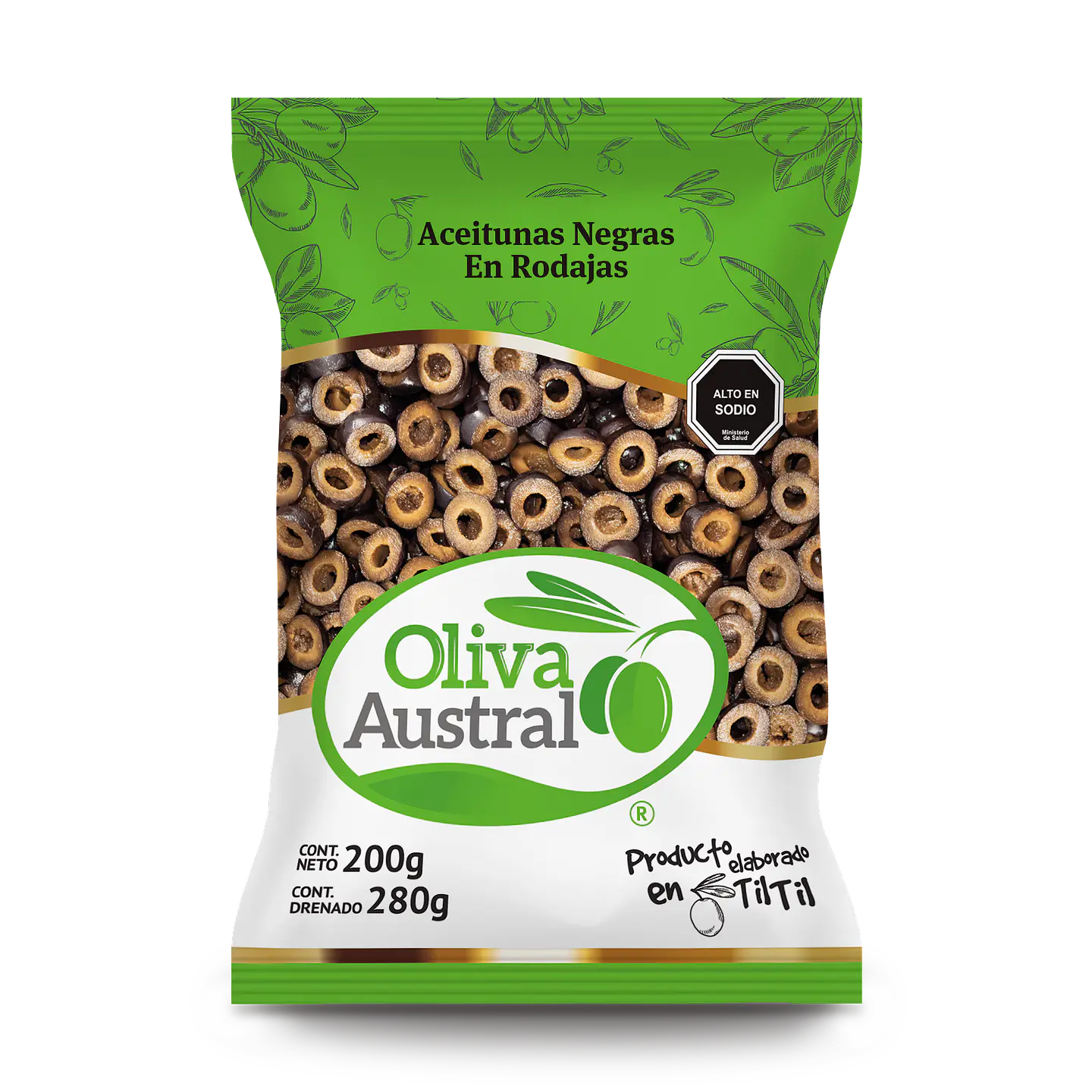Aceituna Negra En Rodajas (Laminadas) 1