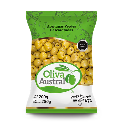 Aceitunas Verdes Descarozadas