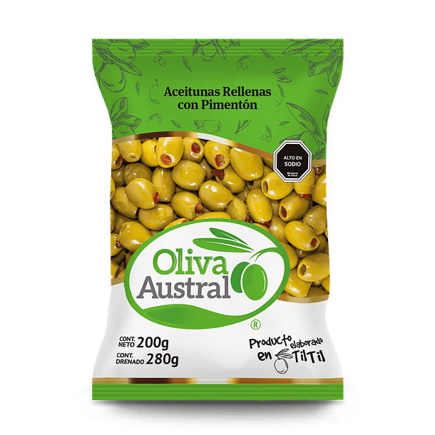 Aceitunas Rellanas con Pimentón 1