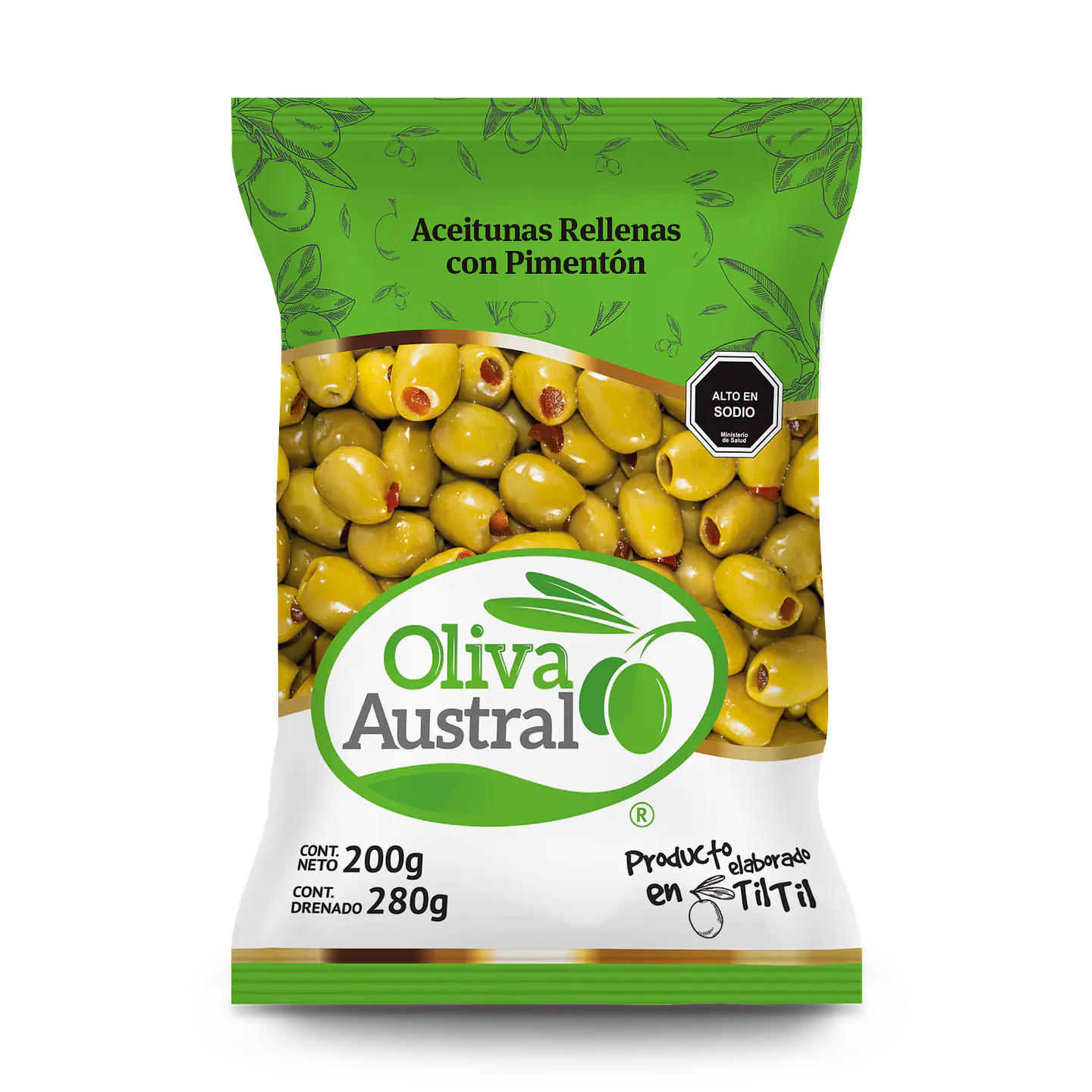 Aceitunas Rellanas con Pimentón 1