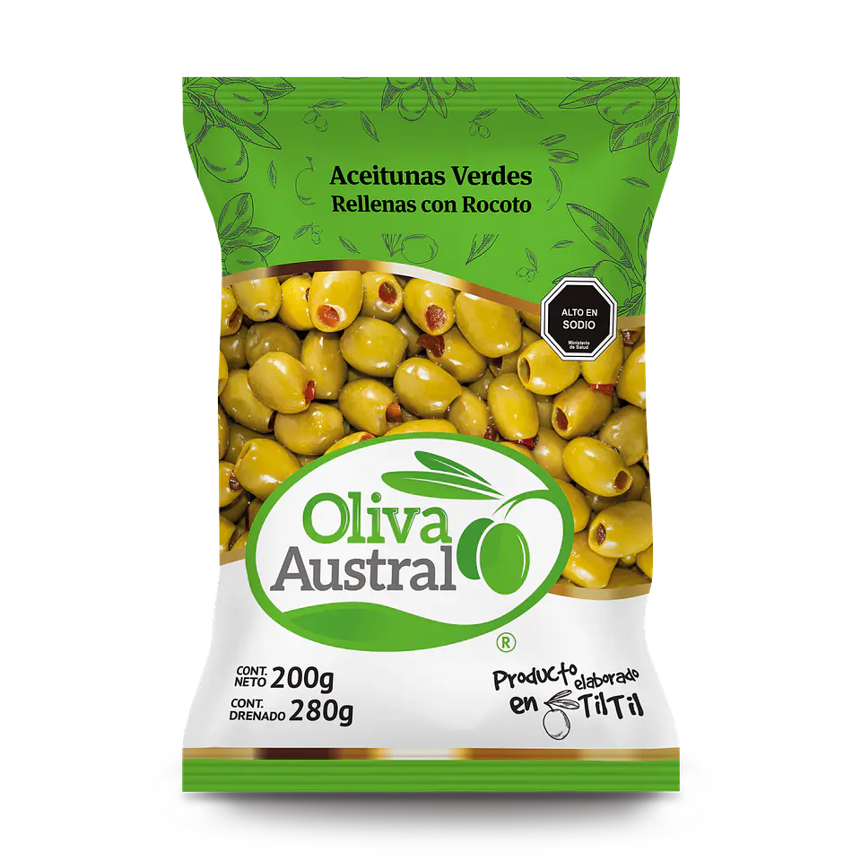 Aceitunas Rellenas con Rocoto (Ají) 1