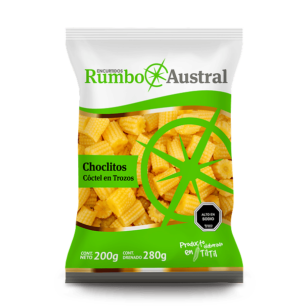 Choclitos de Cóctel en trozos 1