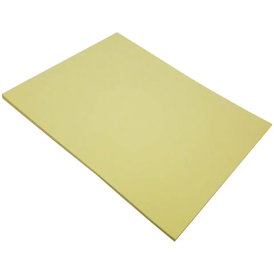 Papel de color carta 75gr 50 hojas amarillo claro multiproposito Atlantik 2