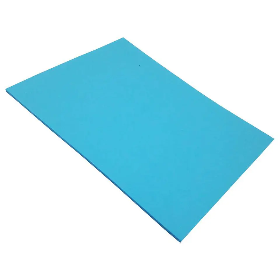 Papel de color carta 75gr 50 hojas celeste pastel multiproposito Atlantik 2