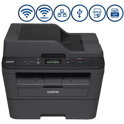 Impresora Multifunción Brother DCP-L2540DW Laser Monocromo Duplex WiFi LAN USB