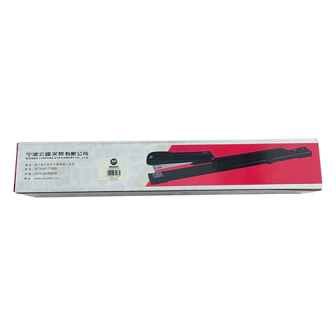 Corchetera metálica brazo largo 25 hojas negro joyko importado