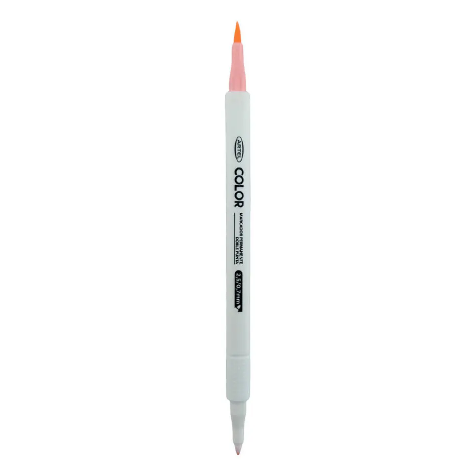 Marcador 06 color doble punta efecto acuarela color pastel artel 3