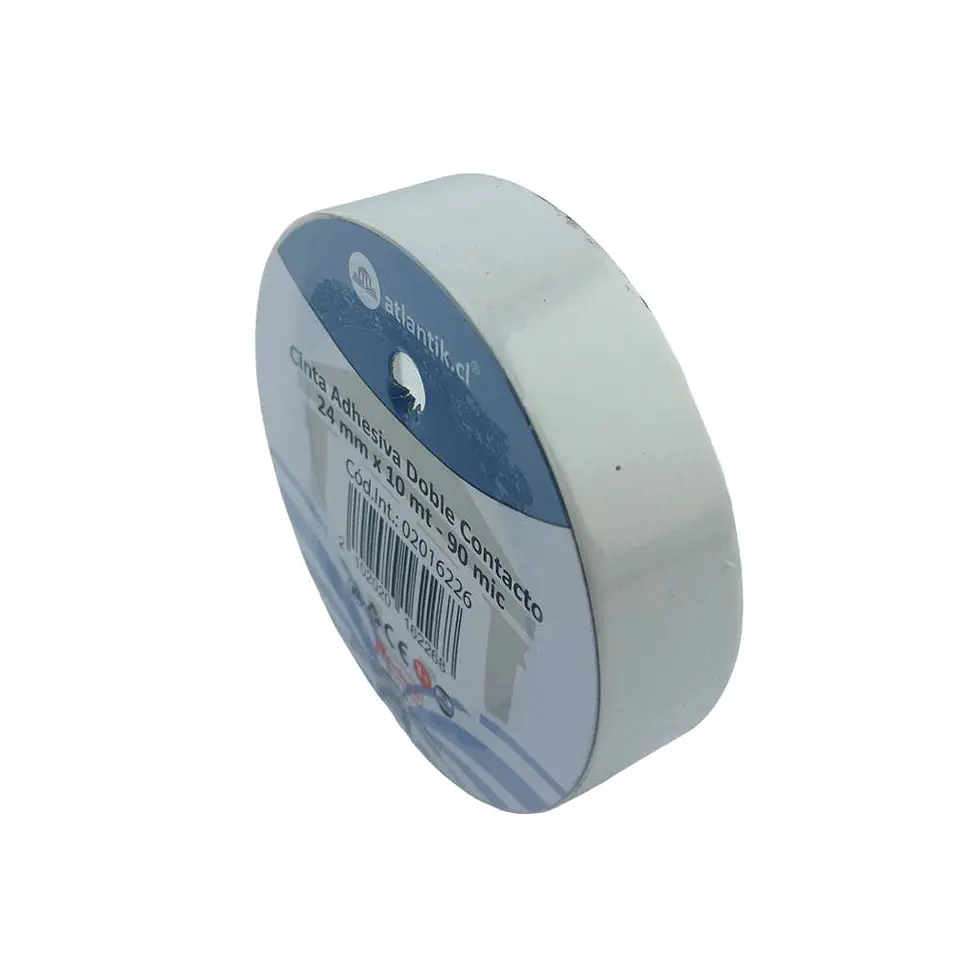 Cinta adhesiva doble contacto 24 mm x 10 mt - 90 mic 01 u atlantik 2