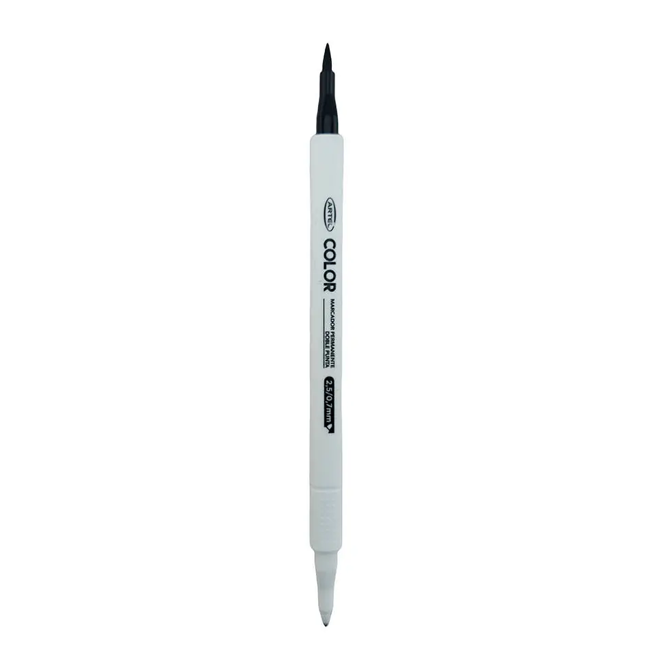 Marcador 36 color doble punta efecto acuarela artel 3