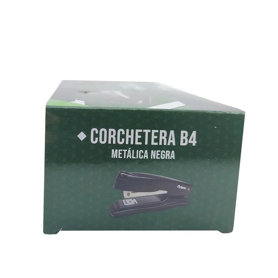 Corchetera metálica 20 hojas B4 negra Torre 2