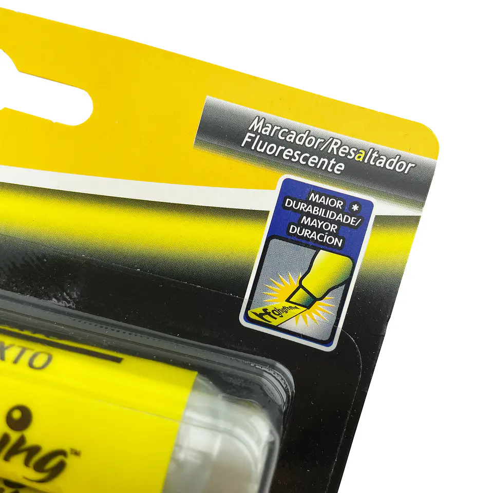 Destacador 04 u color surtidos jumbo blis bic 3