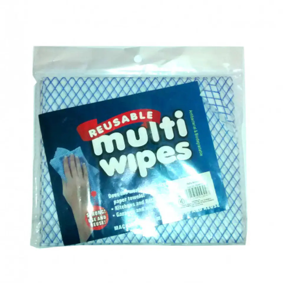 Paño limpieza 30X35 cm 12 u multi wipes Atlantik 1