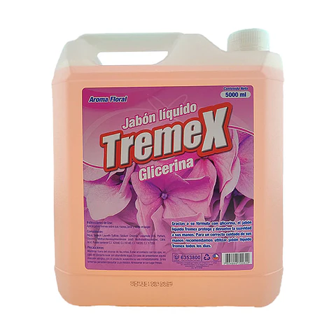 Jabon liquido 05 lt aroma floral tremex