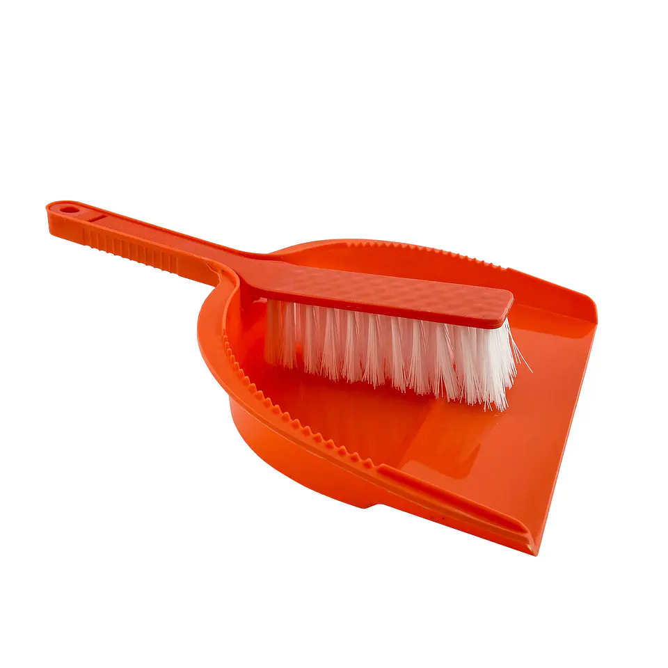 Pala plastica mano 27.7X19.5CM + cepillo mano 24.3X3.1CM Durban 2