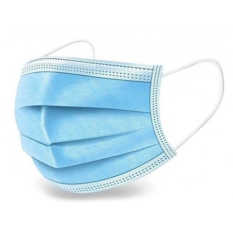 Mascarilla adulto 50 u azul Durban