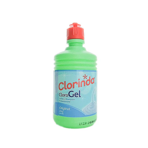 Cloro gel 0250 ml clorinda