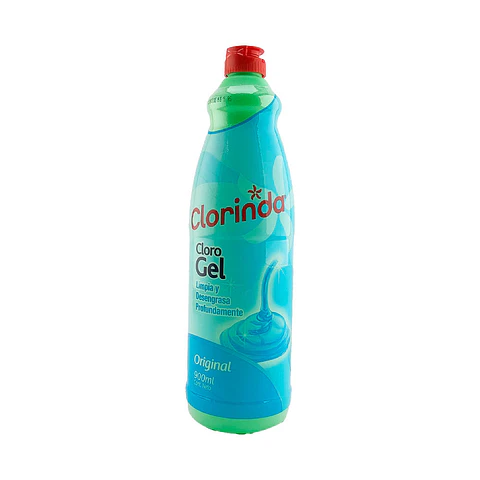 Cloro gel 0900 ml Clorinda