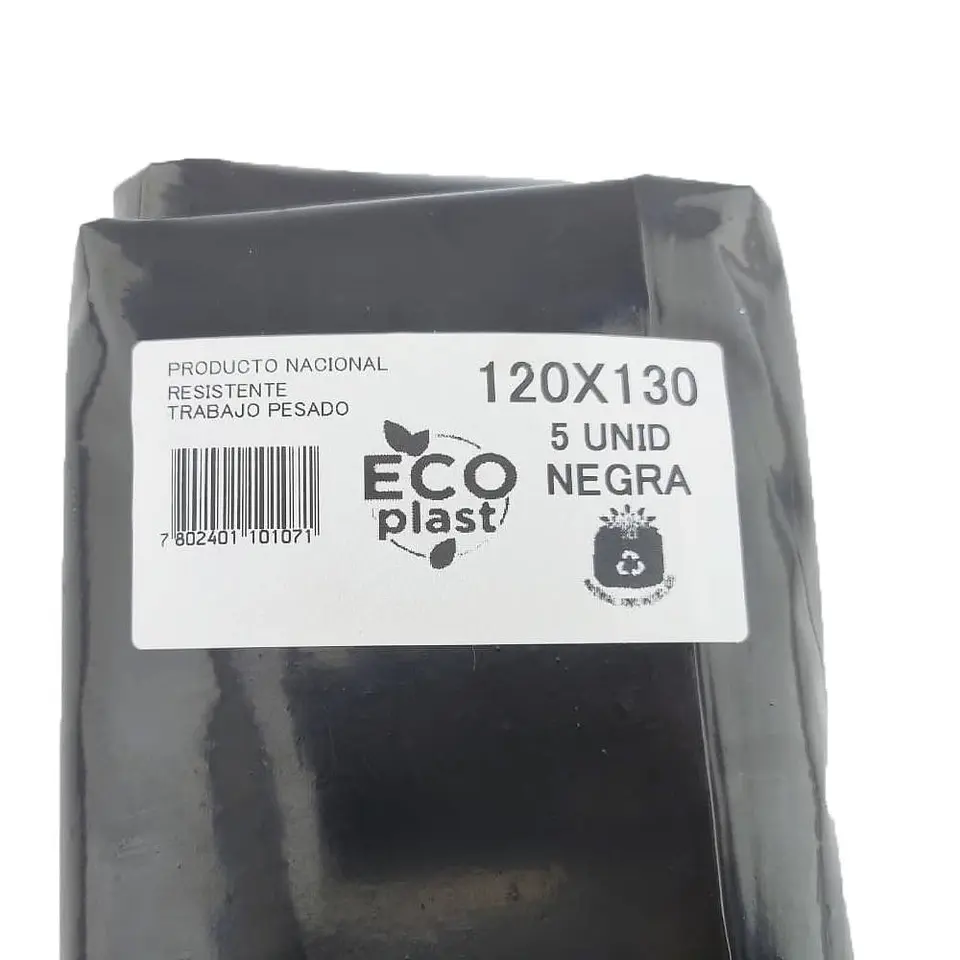 Bolsa basura 120X130 cm extra grande 05 u super bag 2