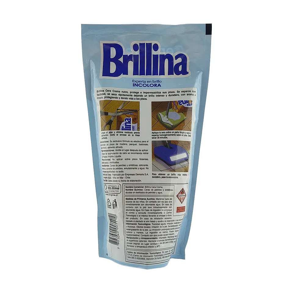 Cera crema 340 cc incolora brillina virginia 2
