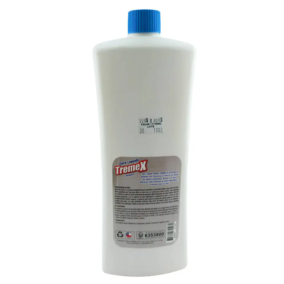 Cera liquida 900cc incolora lavanda Tremex 3