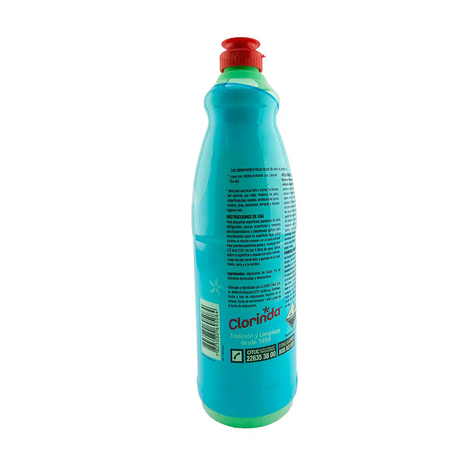 Cloro gel 0900 ml Clorinda 3