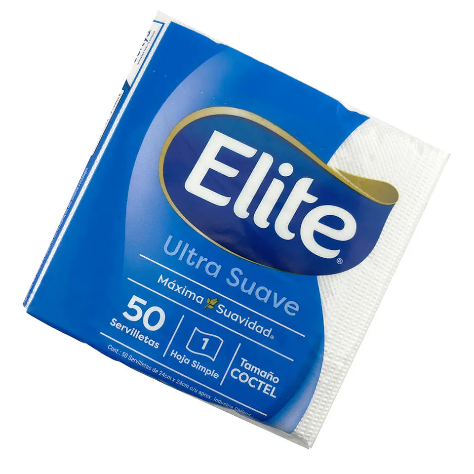 Servilleta papel cocktail 050 u 24X24 cm 22110 Elite 2