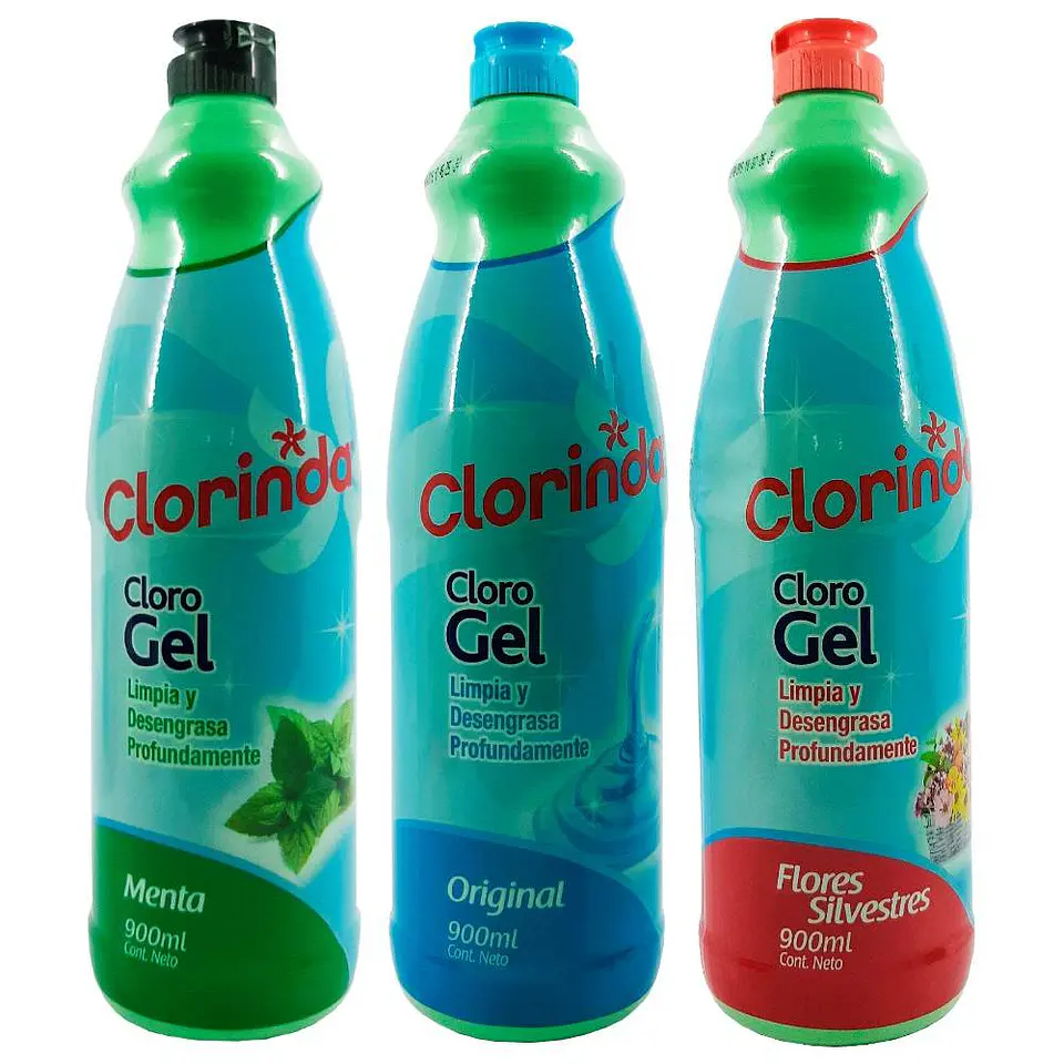 Cloro gel 0900 ml Clorinda 4