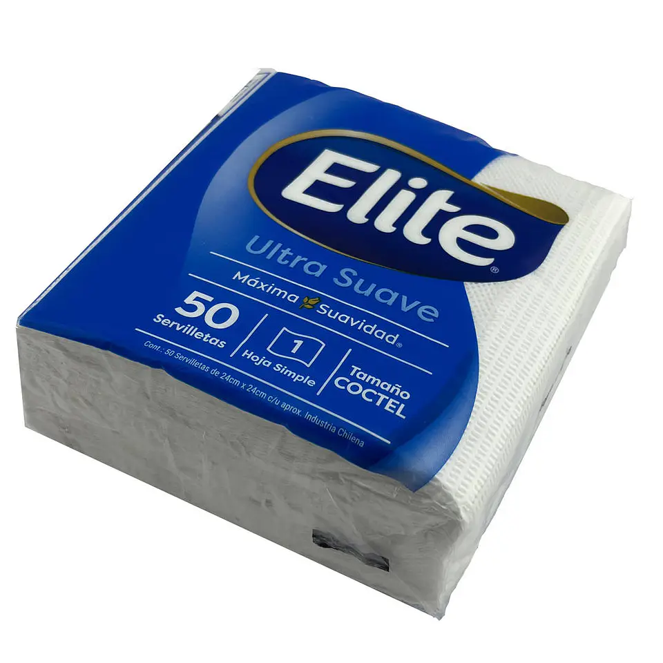 Servilleta papel cocktail 050 u 24X24 cm 22110 Elite 3
