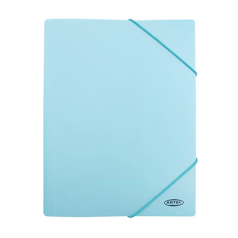 Carpeta c/elastico plastic A4 pastel artel
