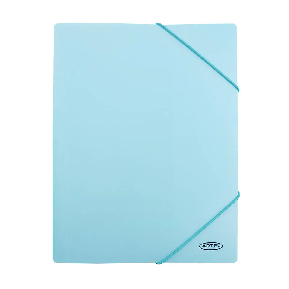 Carpeta c/elastico plastic A4 pastel artel 1