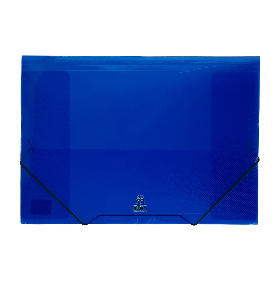Carpeta c/elastico pvc oficio 38789 colores surtidos buho 1