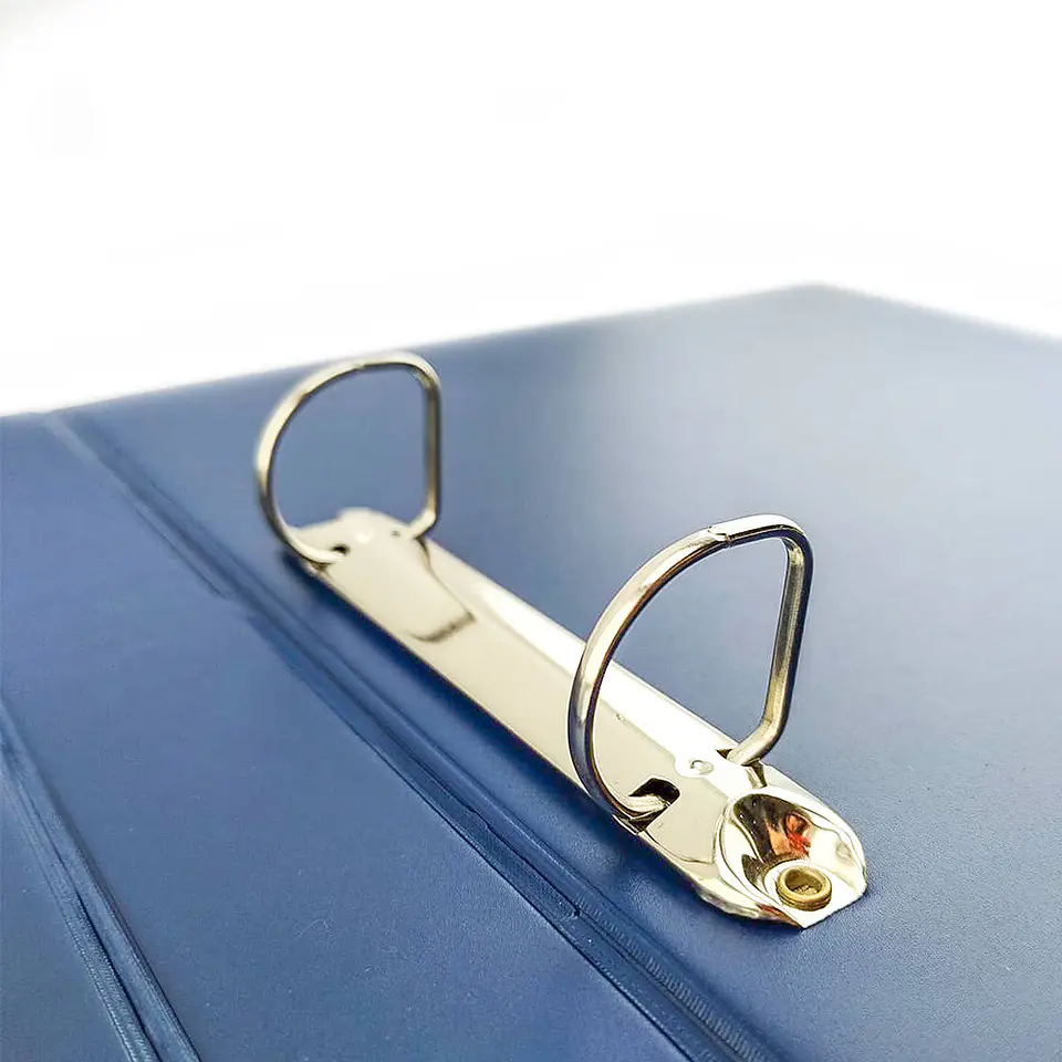 Archivador oficio 02 anillos vinilico azul atlantik 3
