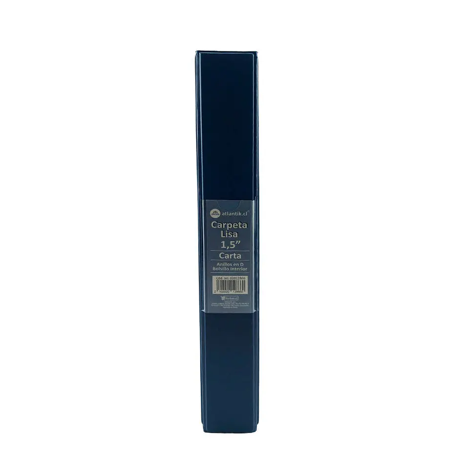 Archivador carta 02 anillos vinilico azul atlantik 4