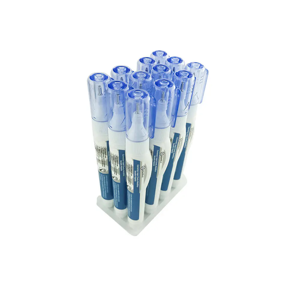 Corrector lápiz 07 ml caja 12 u punta metálica Atlantik 2