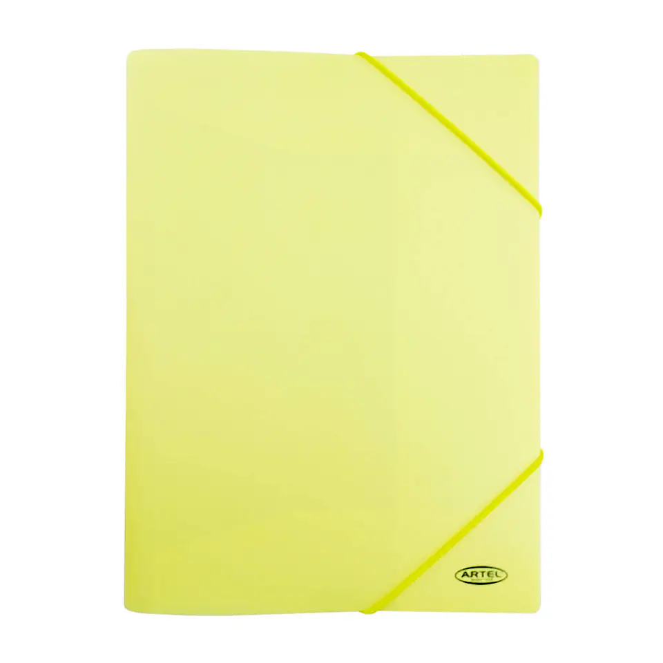 Carpeta c/elastico plastic A4 pastel artel 4