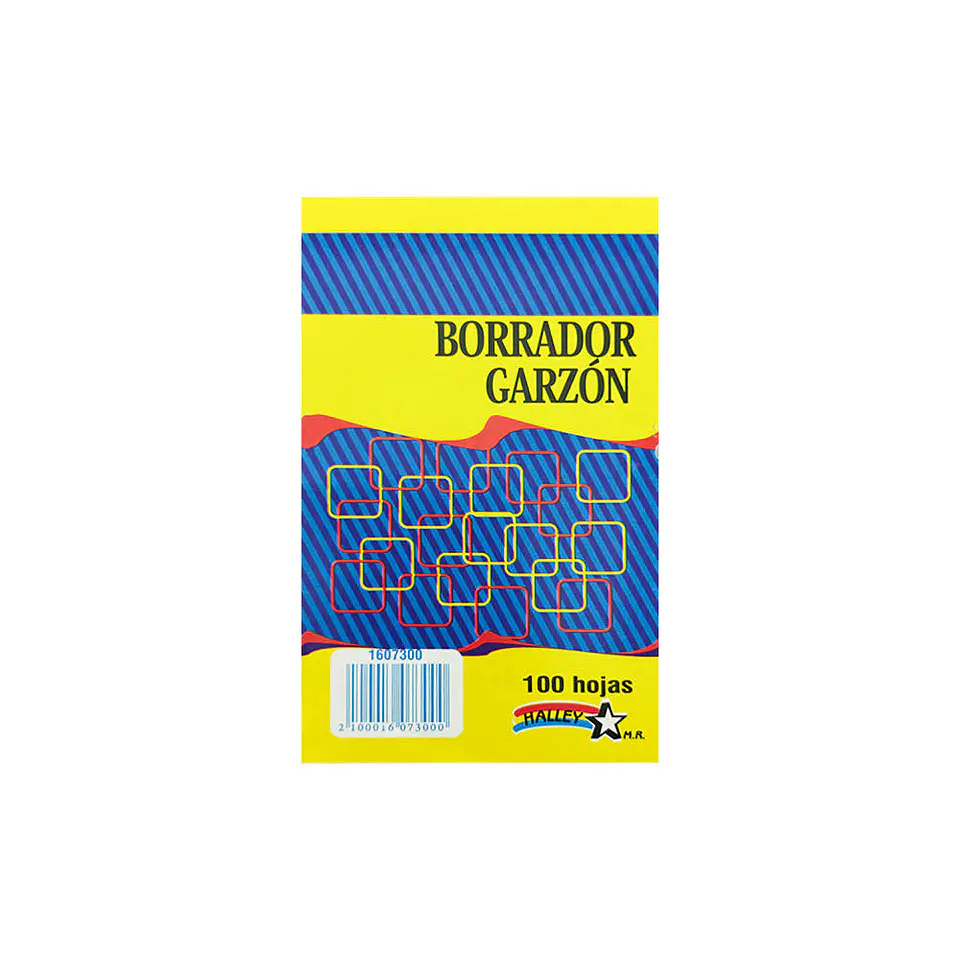Block garzon 1/64 100 hojas 13.5X8.4 cm roneo Halley 1