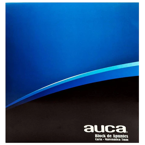 Block prepicado/perforado carta 80 hojas 7 mm Auca
