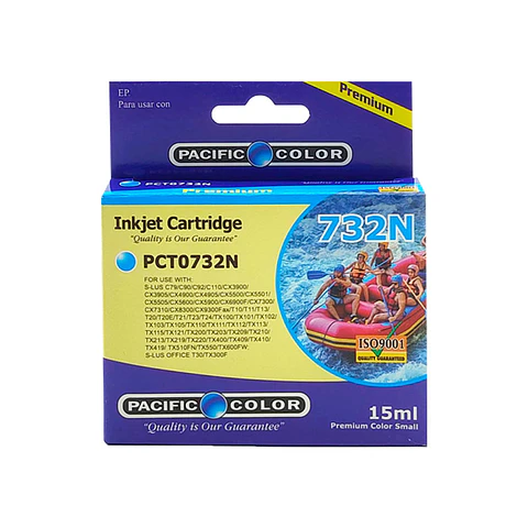 Cartridge epson T0732N 15 ml cyan pacific color