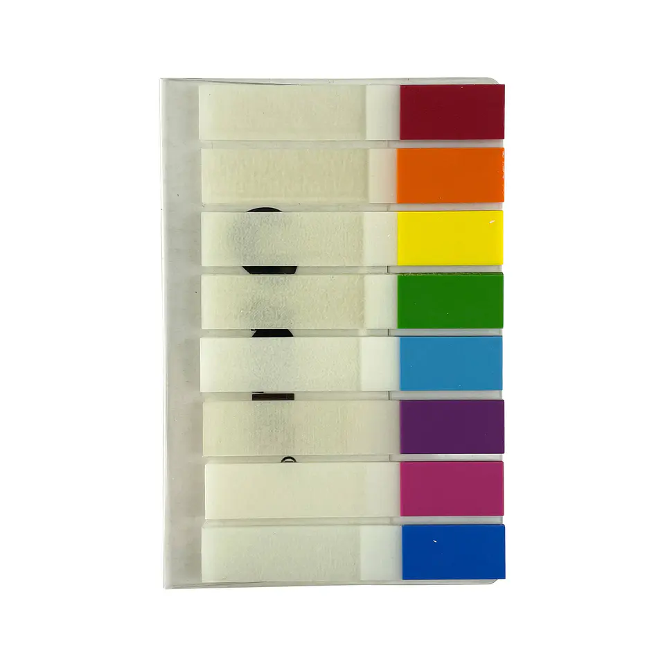 Banderita adhesiva destacador texto blis 8 color 160 u torre 2