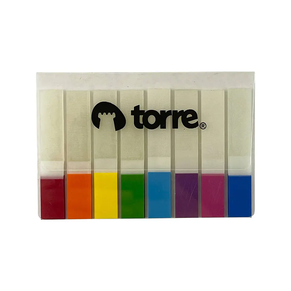 Banderita adhesiva destacador texto blis 8 color 160 u torre 3