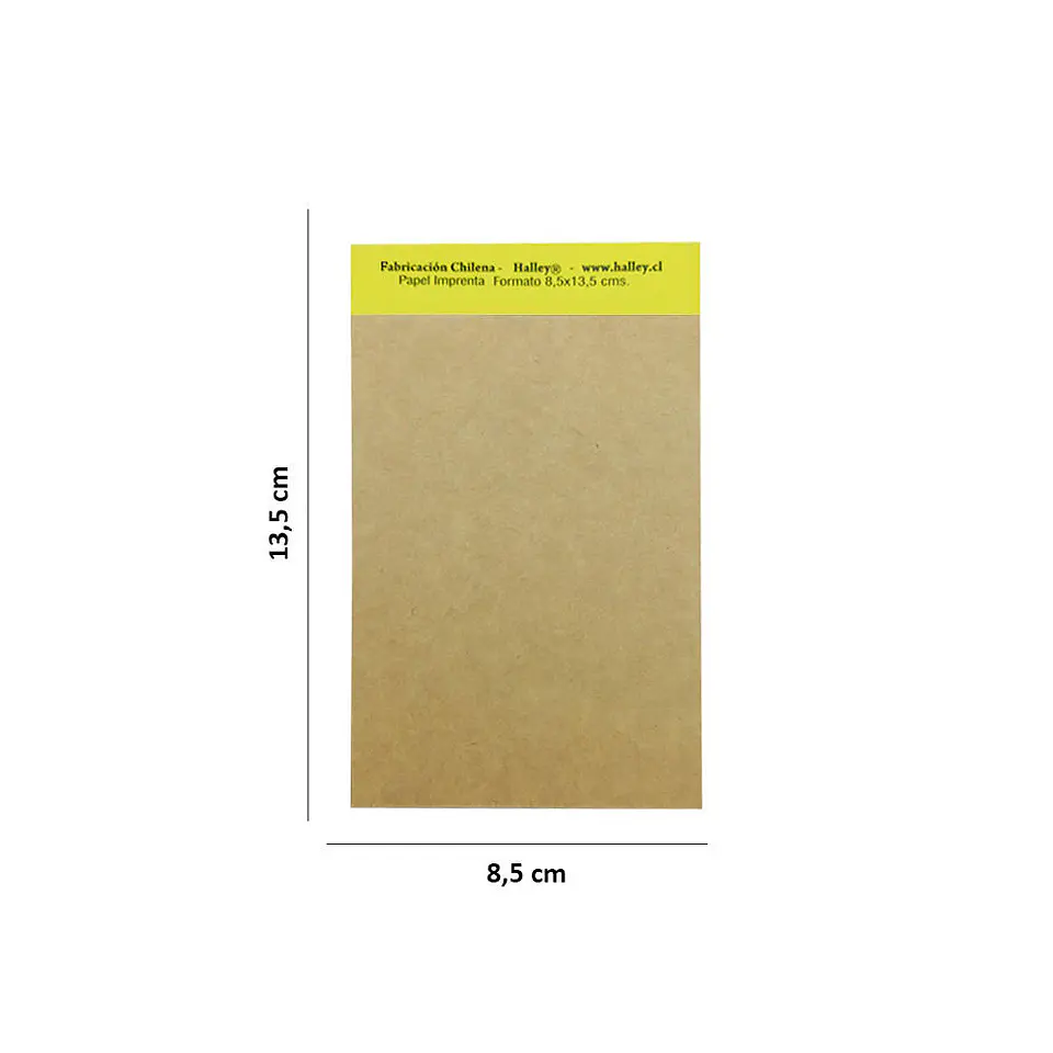Block garzon 1/64 100 hojas 13.5X8.4 cm roneo Halley 3