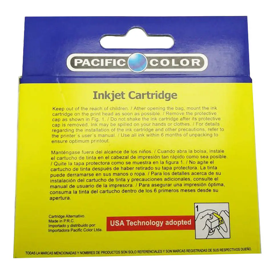 Cartridge epson T117 15ml black pacific color 3