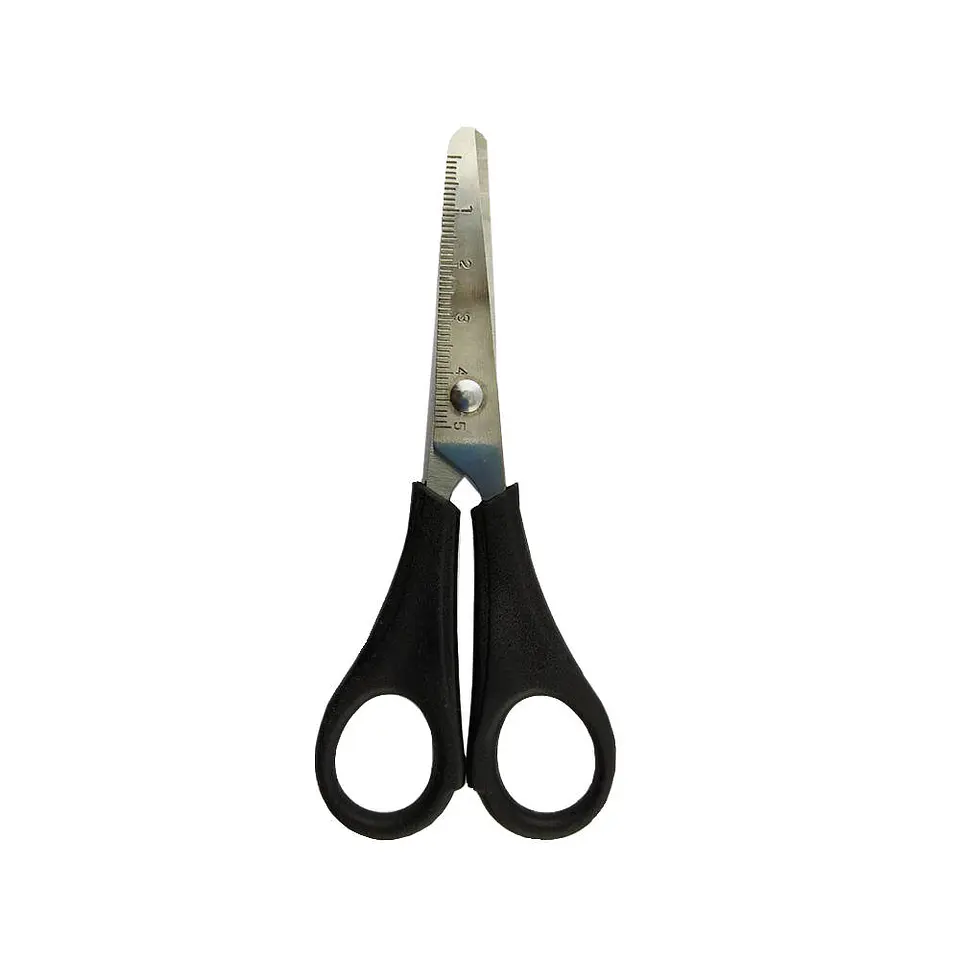 Tijera escolar 13 cm punta redonda blis 01 u Atlantik 2